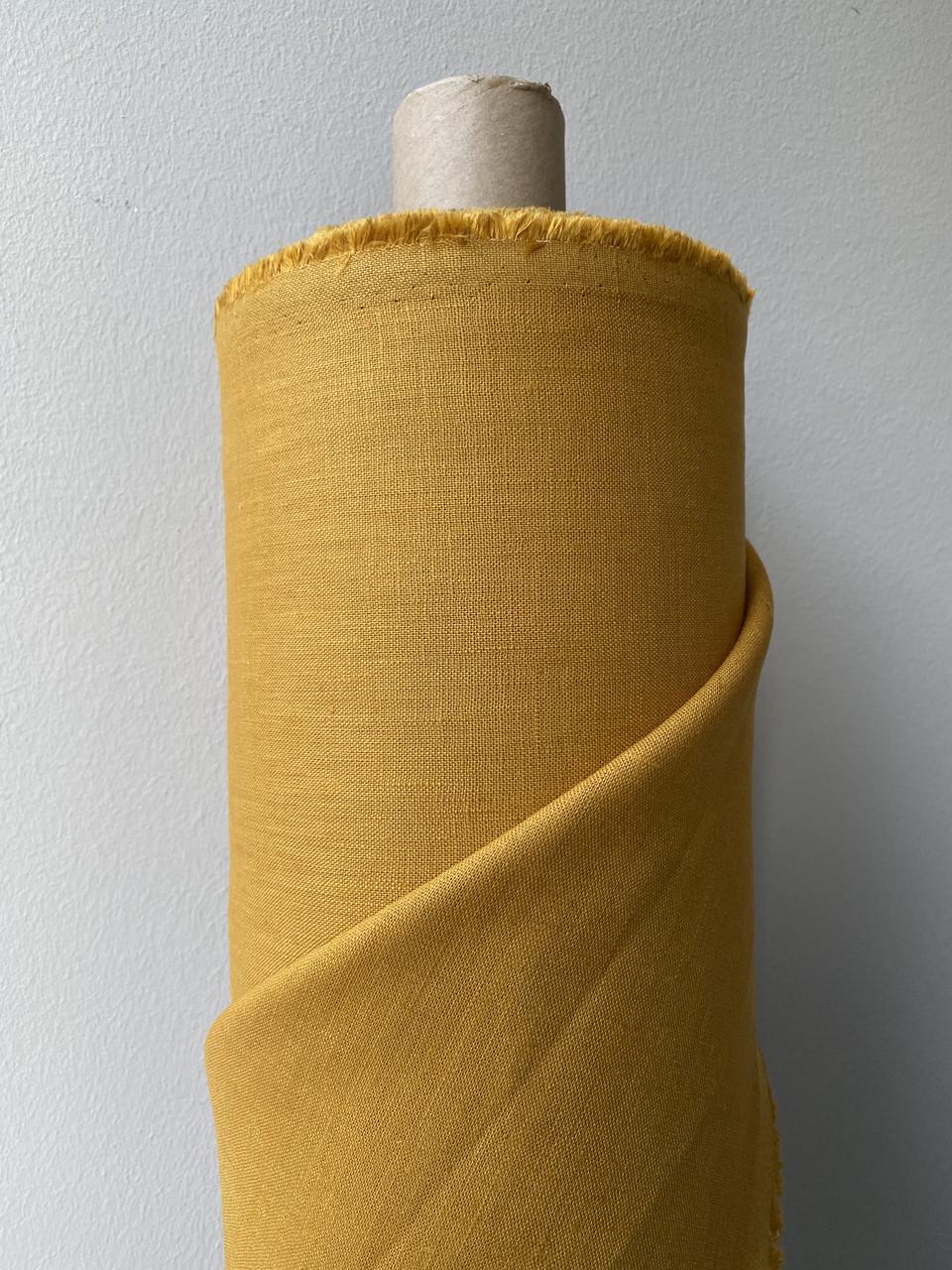 Тканина Linen Plus 100% льон Гірчичний 1138/697 - фото 2 Тканина Linen Plus 100% льон Гірчичний 1138/697 - фото 2