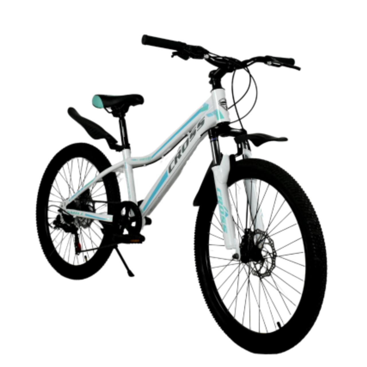 Велосипед подростковый Cross Smile от 125 см 24" 12" White/Blue (9c0f6b92)