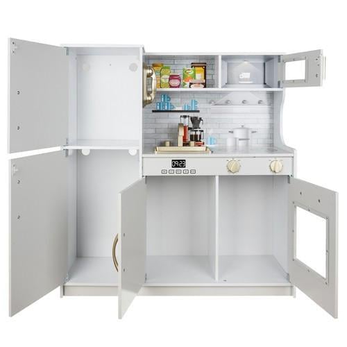 Детский игровой набор Kruzzel Кухня деревянная с аксессуарами (22801974) - фото 3