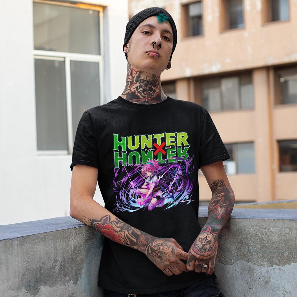 Футболка унисекс Hunter x Hunter Machi Komacine 3XL Черный (0000010618)