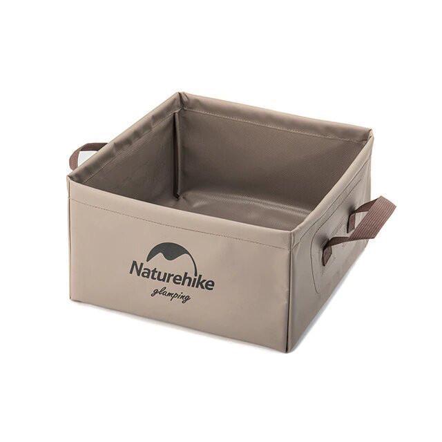 Ведро складное Naturehike NH19SJ007 Square bucket 13 л Light brown (6927595771679)