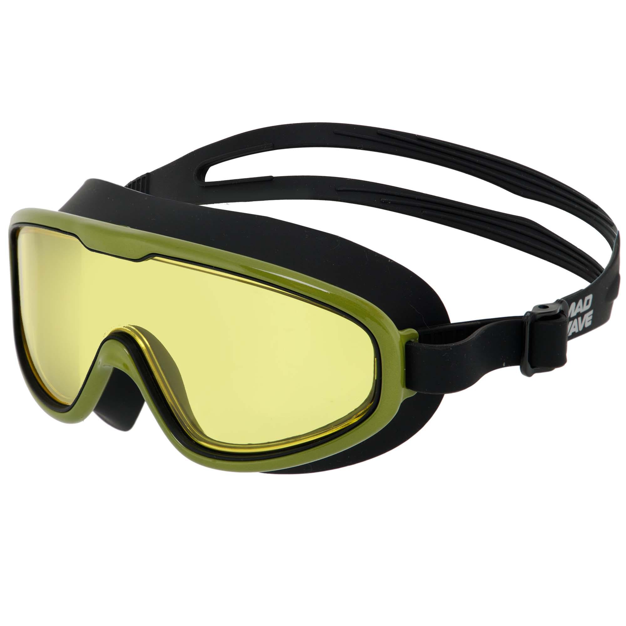 Окуляри для плавання Mad Wave TARGET M046901023 Хакі (6936116102479)