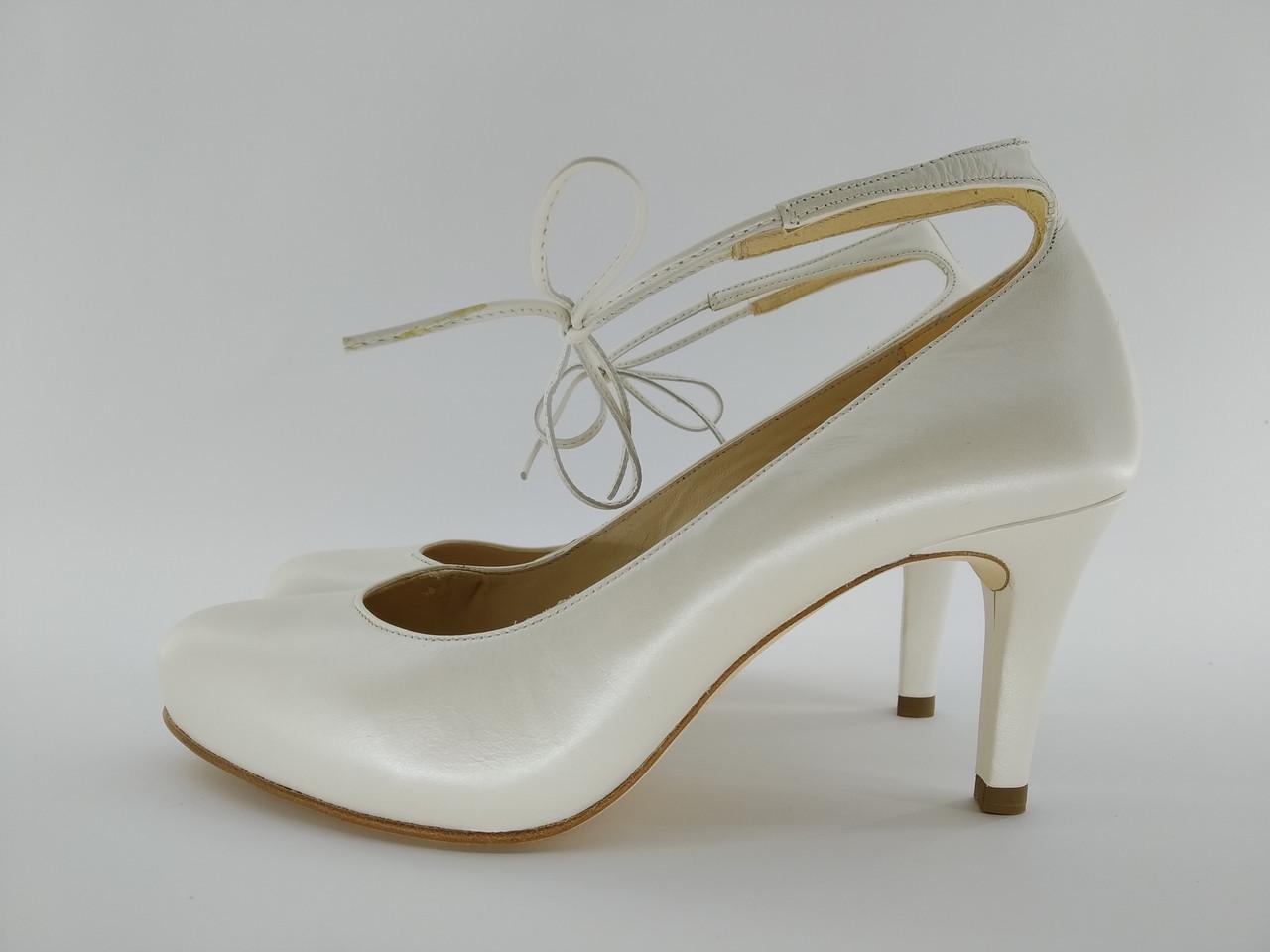 Туфлі жіночі шкіряні Unisa nao bone 093 р. 37,5 24,5 см Білий - фото 2 Туфлі жіночі шкіряні Unisa nao bone 093 р. 37,5 24,5 см Білий - фото 2