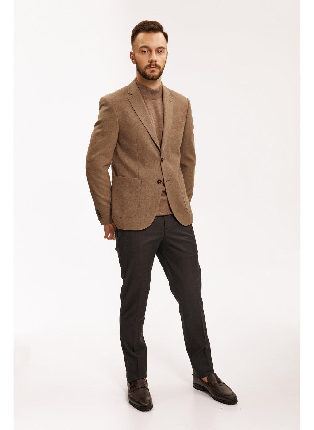 Піджак чоловічий NAVI NV12-3X-051-A р. 60 бежевий - фото 4 Піджак чоловічий NAVI NV12-3X-051-A р. 60 бежевий - фото 4