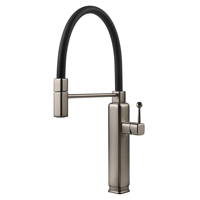 Смеситель для кухни Gessi Happy 60061149 с гибким изливом Графит (162857)