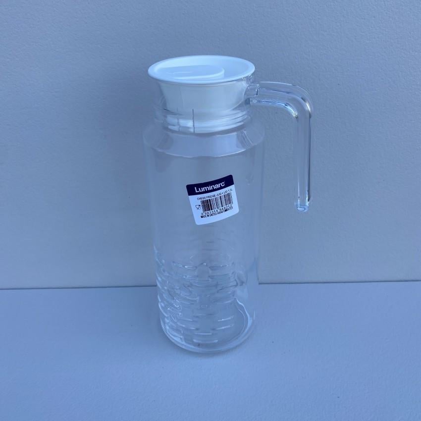 Глечик скляний Luminarc Cheqs Fridge Q3654 з кришкою 1,3 л (2249325432) - фото 2 Глечик скляний Luminarc Cheqs Fridge Q3654 з кришкою 1,3 л (2249325432) - фото 2