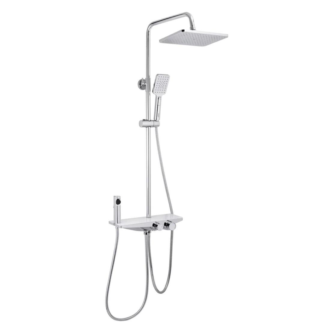 Душова система з латуні Kroner KRP Armada-W066 Білий/Хром