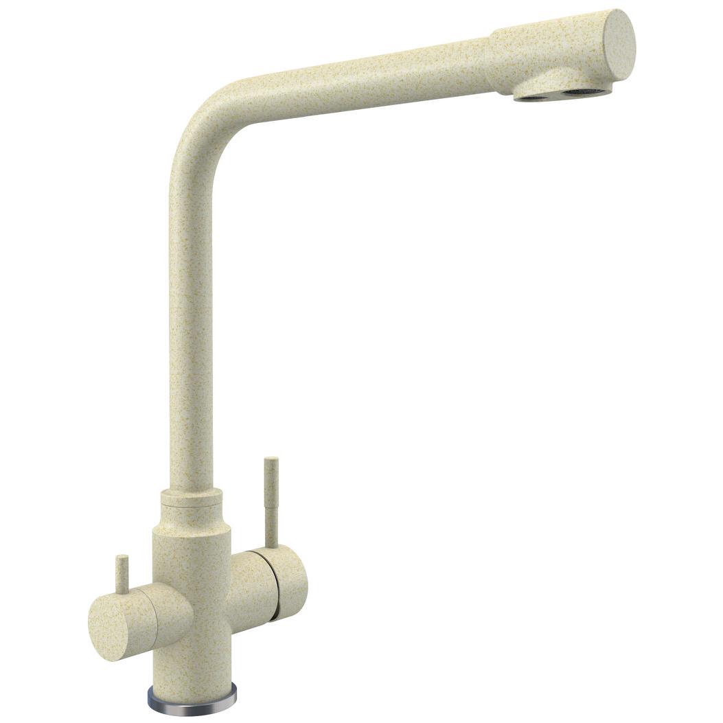 Смеситель для кухни Platinum KT 8201 8626 PLS-A33367 на две воды Бежевый (151770)