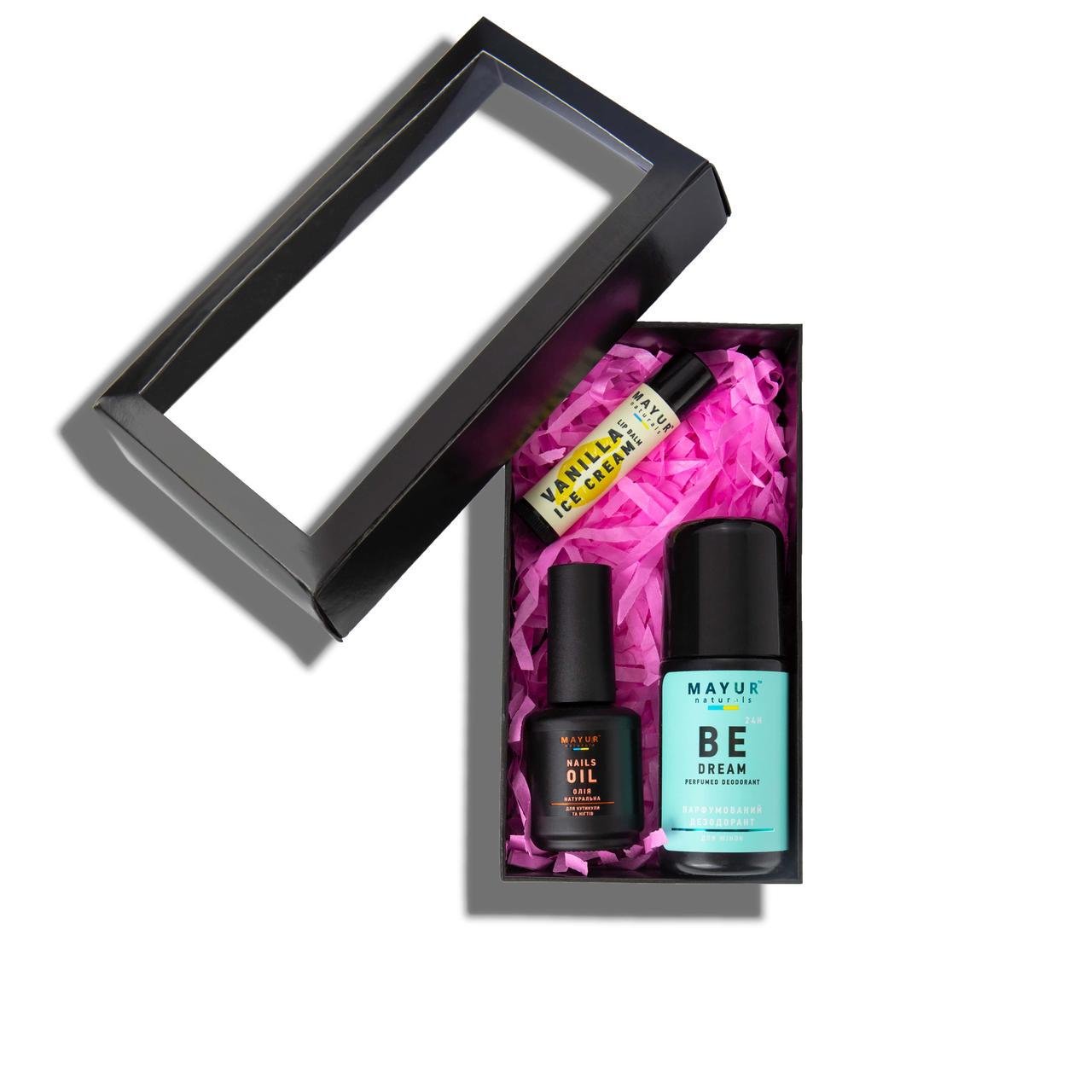 Набір Догляд за тілом нігтями та губами Мayur Мрія ваніль та апельсин 82