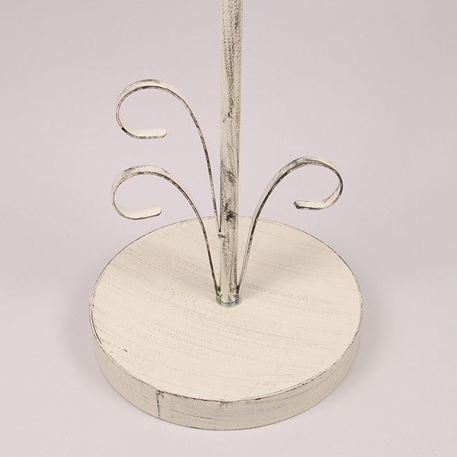 Подсвечник-фонарь Flora металлический 130 см Кремовый (39529) - фото 4 Подсвечник-фонарь Flora металлический 130 см Кремовый (39529) - фото 4