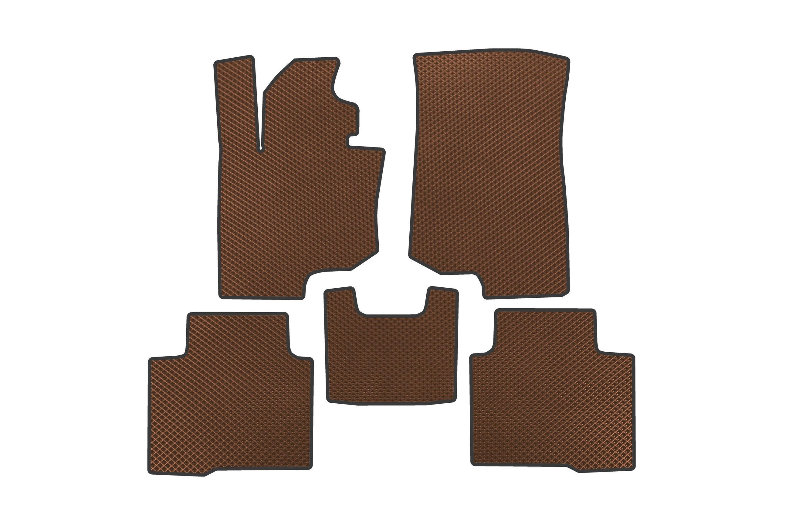 Коврики автомобильные Digital Designs EVA электро для SsangYong Torres 2022- гг. этилвинилацетат Коричневый (183600)