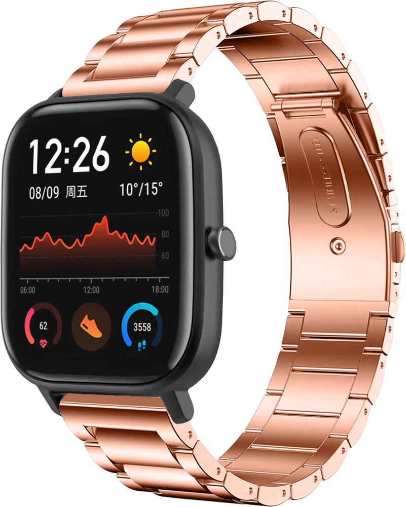 Браслет металлический Shape для Amazfit GTS Rose Gold (25306-27)