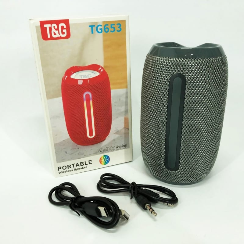 Портативная колонка TG 653 с USB Gray (tf4882) - фото 8