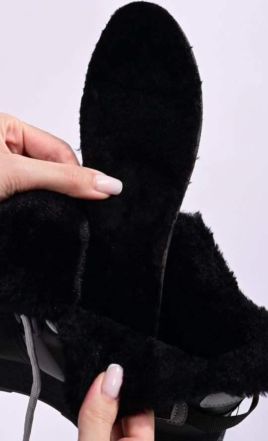 Кроссовки женские Loretta W130-1 зимние р. 38 Черный (30220174) - фото 3