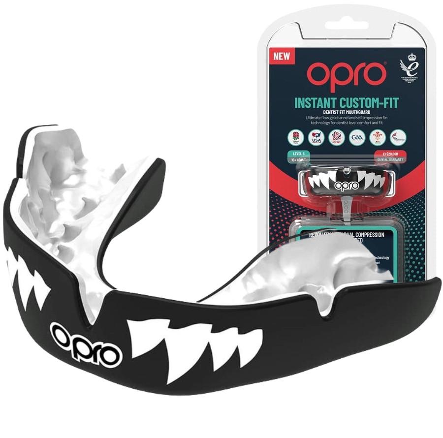 Капа OPRO Instant JAWS доросла вік 11+ Black (Instant JAWS Black)