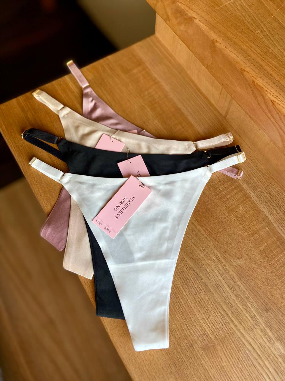 Трусы стринги на высокой посадке 4 шт. M (532)