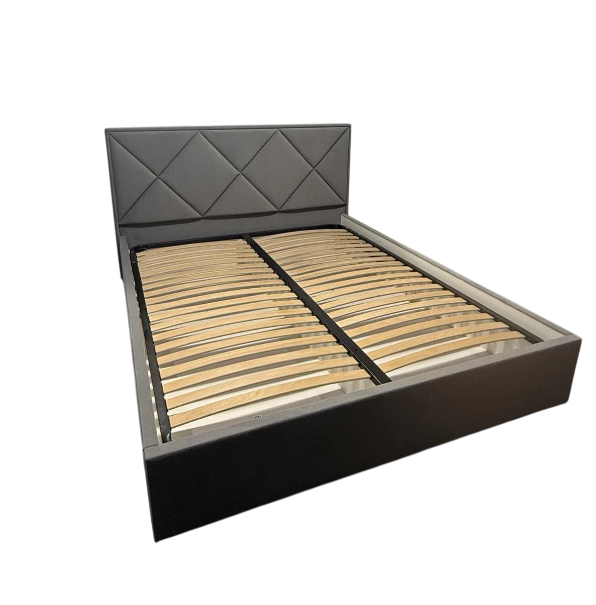 Кровать с подъемным механизмом ADS Mebli Делано 120х200 см велюр Zenit 27 Серый (30357630) Кровать с подъемным механизмом ADS Mebli Делано 120х200 см велюр Zenit 27 Серый (30357630)