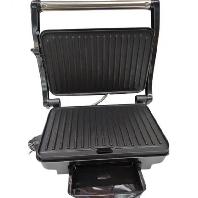 Гриль прижимной Rainberg RB-5412 c терморегулятором со съемным поддоном