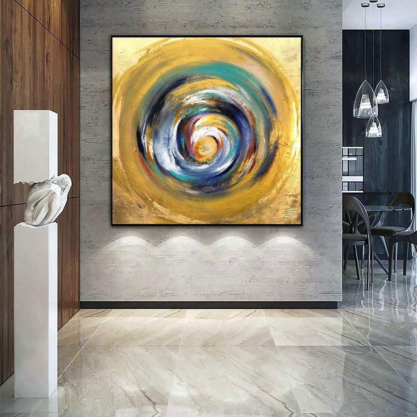 Картина на холсте ArtSale Абстракция 70х70 см abst0189