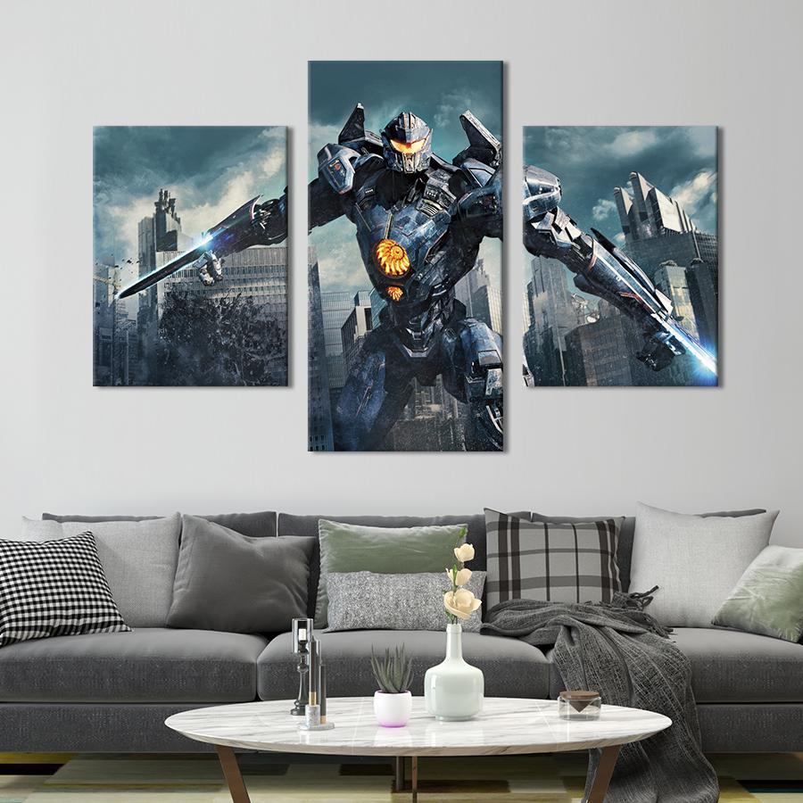 Картина на холсте триптих Gipsy Avenger 66x40 см (1480-32)