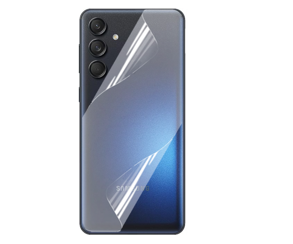 Противоударная гидрогелевая пленка Hydrogel Film для Samsung Galaxy M55 5G на заднюю панель, Transparent