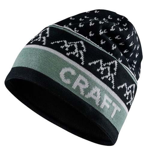 Шапка Craft Core Backcountry Knit Hat 1912379-992622 S/M Slate/Jade - фото 1