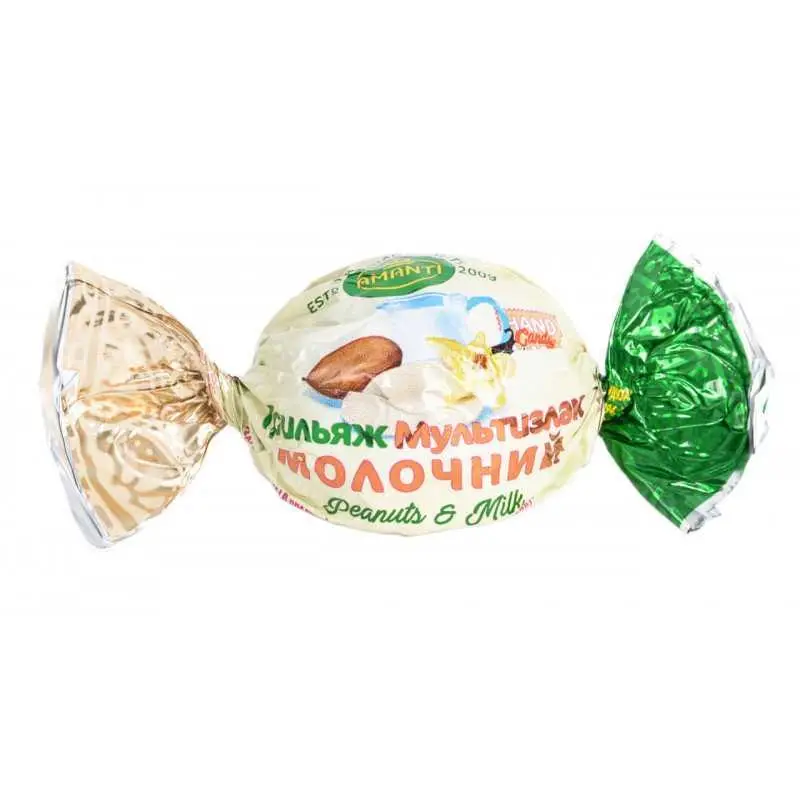 Конфеты Amanti Грильяж молочный в шоколаде 1 кг Конфеты Amanti Грильяж молочный в шоколаде 1 кг