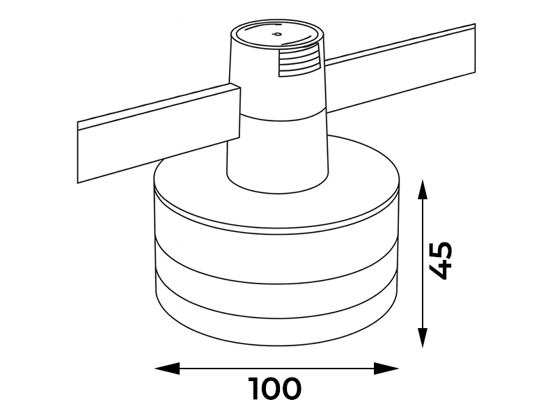 Светильник трековый светодиодный LEDUA AeroLine YZ1804 48V 10W 4000К 120° 100x45 мм Черный (10252) - фото 2 Светильник трековый светодиодный LEDUA AeroLine YZ1804 48V 10W 4000К 120° 100x45 мм Черный (10252) - фото 2