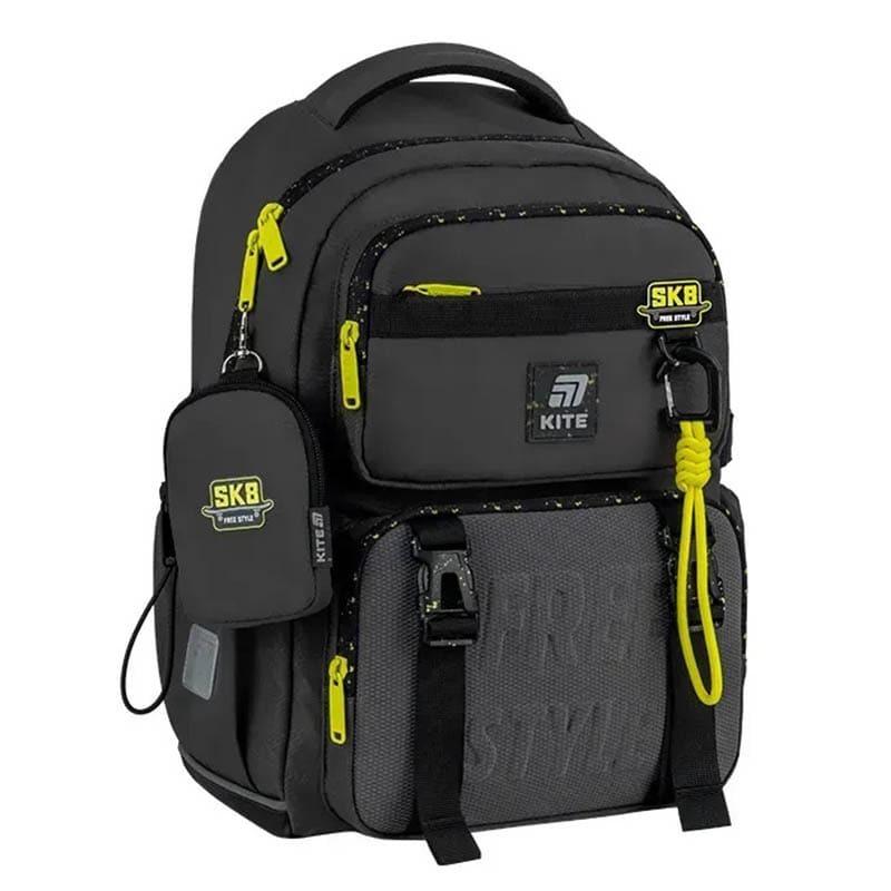 Школьный рюкзак KITE Education 1022 Free Style 13 л Темно-серый (K25-1022M-3)