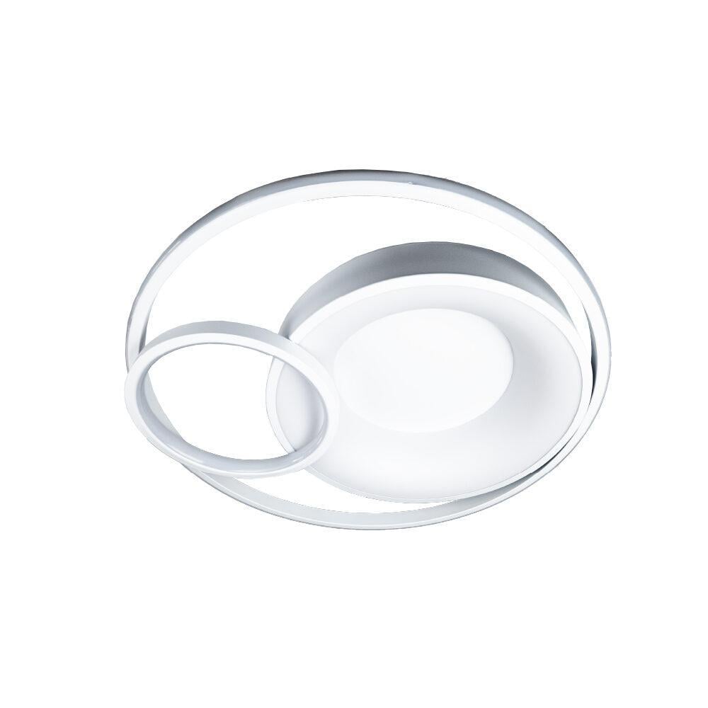 Светильник Violux DUOS LED smart с пультом круг 100W 3000-5000K IP20 Белый (220795)