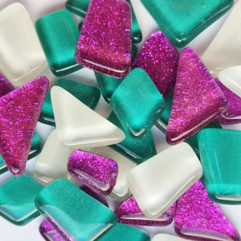 Набір для творчості Mosaaro хрустальна мозаїка з глітером від 7 років Бірюзовий (RN-250-N-1249)