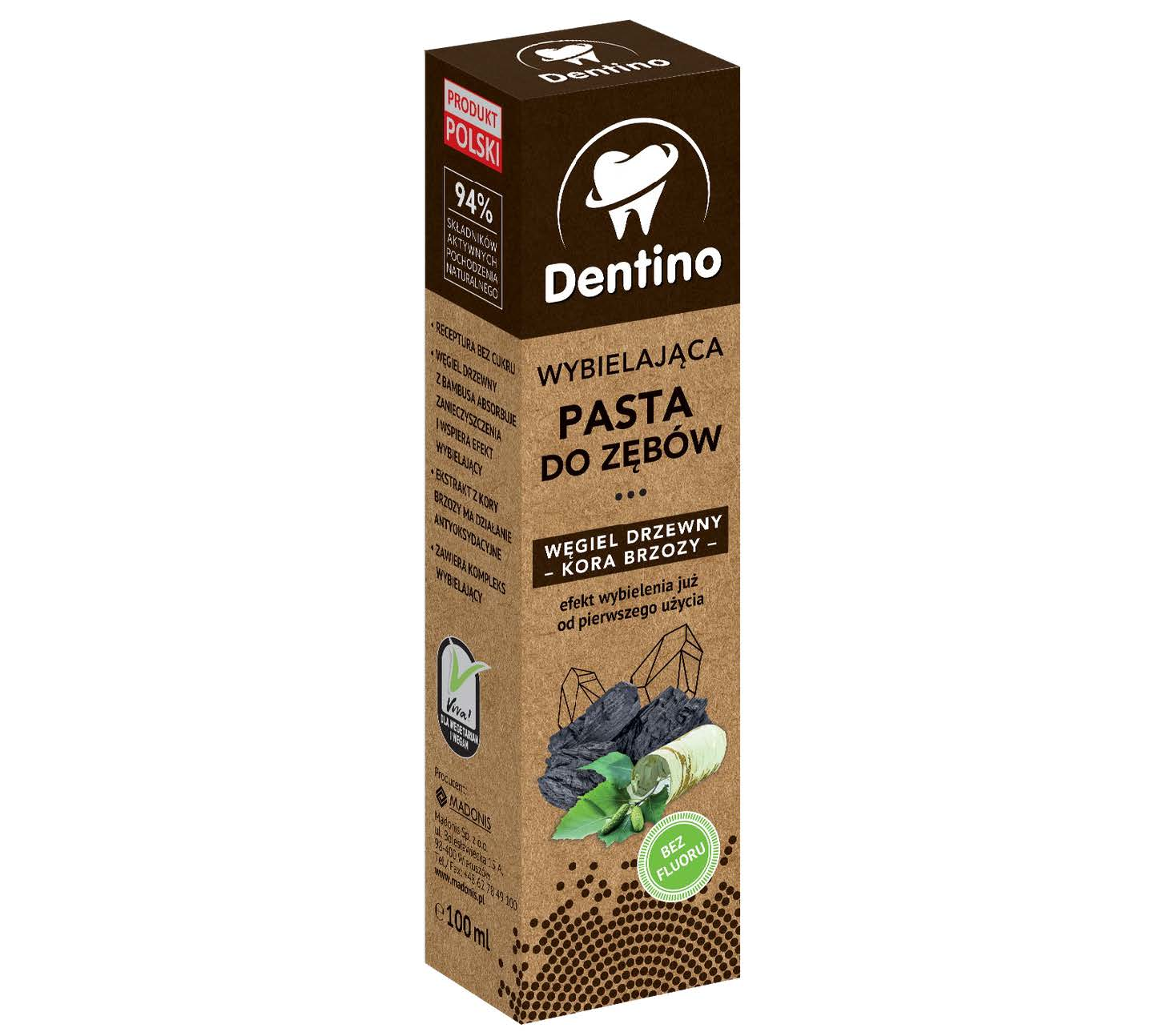 Зубная паста Dentino отбеливающая с корой березы 100 мл (38000278)