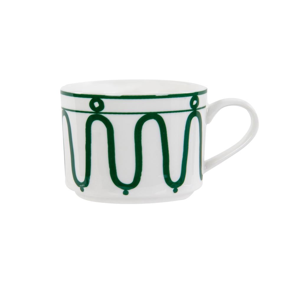 Чашка фарфоровая Lefard Green line с блюдцем 220 мл (922-061) - фото 2 Чашка фарфоровая Lefard Green line с блюдцем 220 мл (922-061) - фото 2