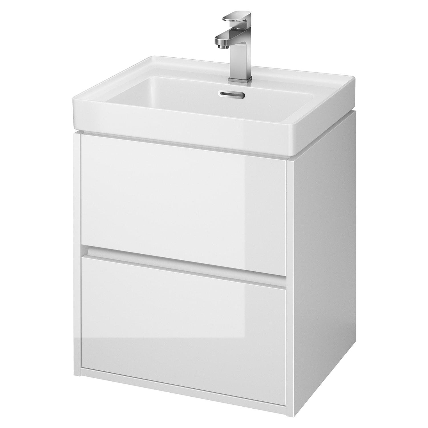 Тумба под умывальник подвесная Cersanit Crea FZZW1008681564 49,4x53,3x39,7 см Белый (94387)