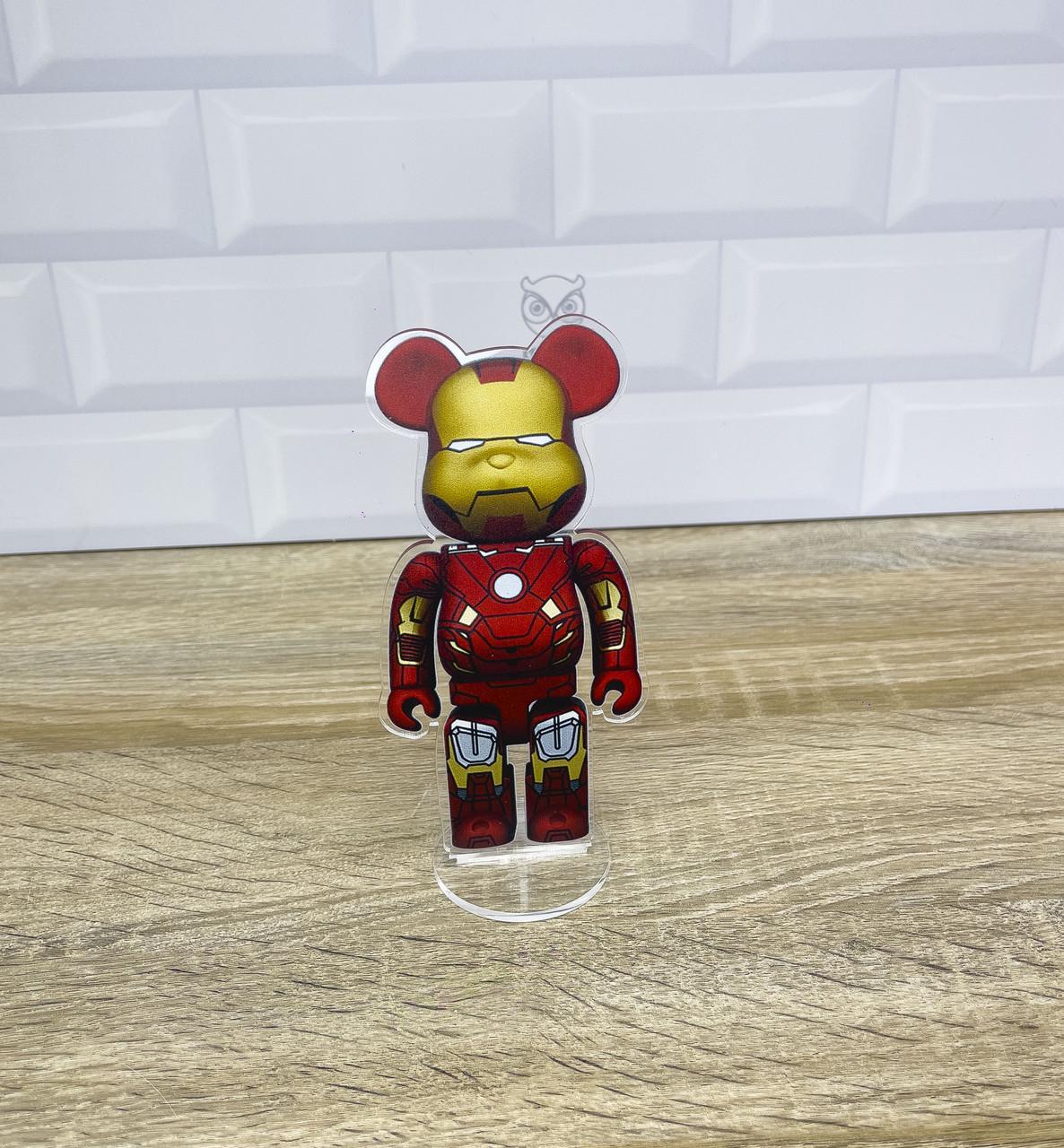 Фигурка коллекционная акриловая Bearbrick Iron Man (2131445492)