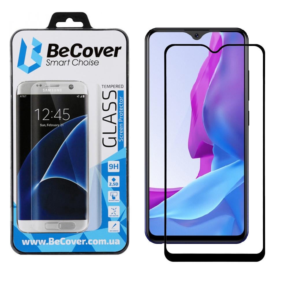 Захисне скло BeCover для Vivo Y93 Lite Black (703949) - фото 6