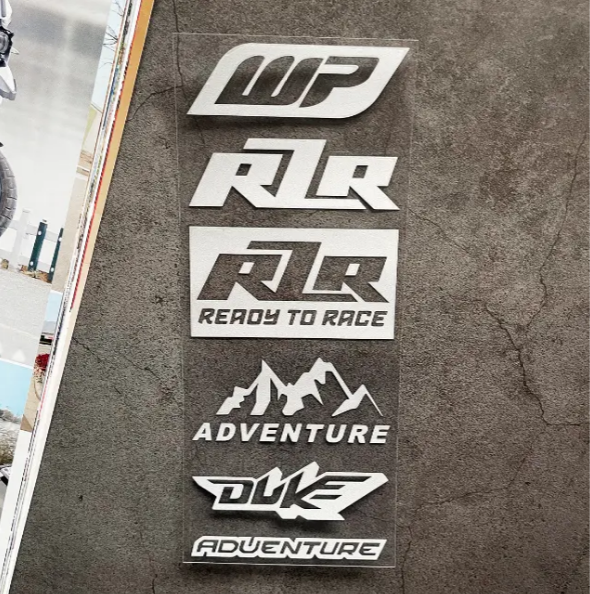 Набор наклеек KTM Style WP/RTR/DUKE/ADVENTURE 1 лист (2854213379)