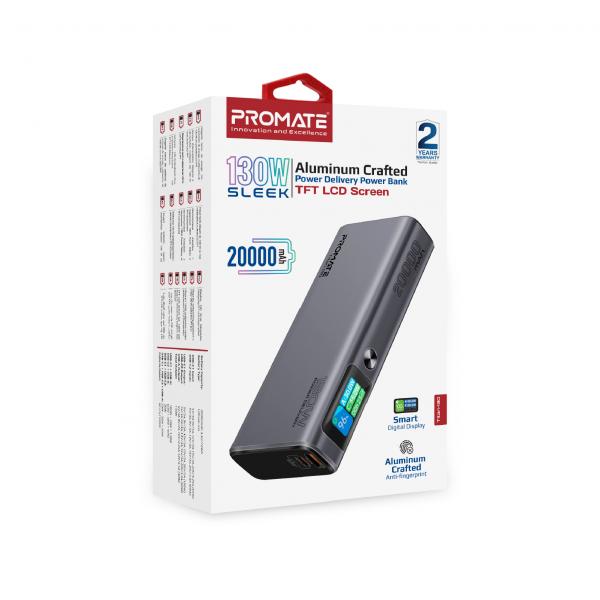 Повербанк Promate Titan-130 130W 20000 mAh Gray (1607659) - фото 10 Повербанк Promate Titan-130 130W 20000 mAh Gray (1607659) - фото 10