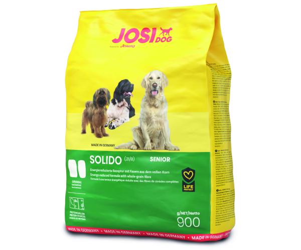 Корм сухой JOSIDOG SOLIDO 21/8 с домашней птицей для малоактивных и пожилых собак 900 г