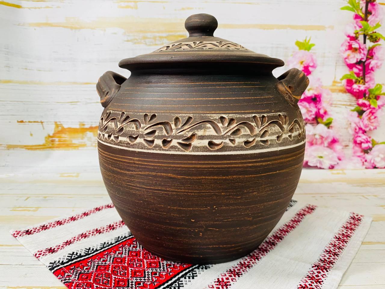 Чугунок ручной работы с ручками 3 л (637197803)