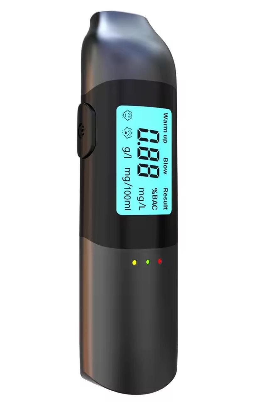 Алкотестер з індикатором/дисплеєм/голосовим супроводом підсвіткою цифровий акумуляторний (26058442)