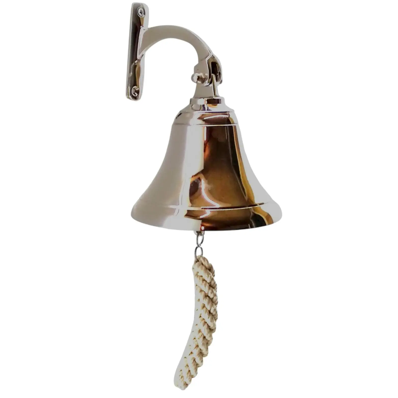 Колокол бронзовый с хромированным покрытием d-10/h-10 см (32263N)