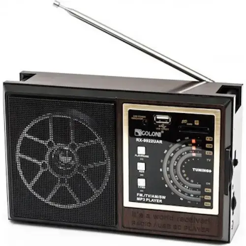 Радиоприемник аккумуляторный Golon RX-9922 с MP3 плеером/MicroSD/USB/FM радио (25811328)