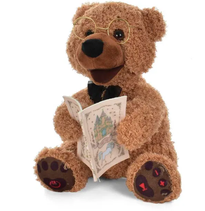 Интерактивная игрушка Медведь сказочный плюшевый 8 сказок на украинском языке на батарейках (2704037580)