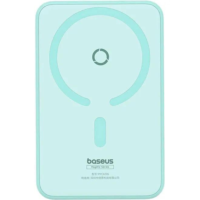 Павербанк BASEUS MagPro з бездротовою зарядкою Qi 15 W Magnetic Bracket 5000 mAh 20 W Blue (P10064101333-00)