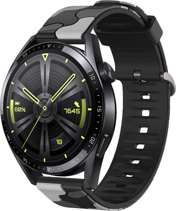 Ремешок Tactic Camouflage для Huawei Watch GT 4 46 мм Black/Grey (38589-53)