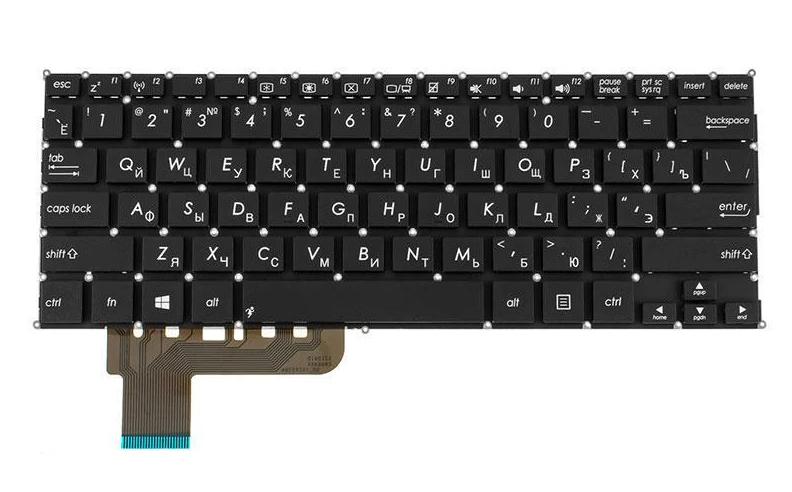 Клавиатура для ноутбука Asus E200 series rus без фрейма Black (167413) Клавиатура для ноутбука Asus E200 series rus без фрейма Black (167413)