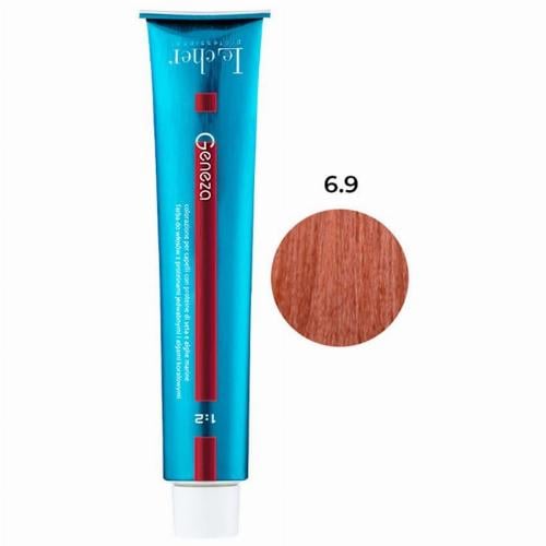 Крем-фарба для волосся професійна стійка аміачна Le Cher Geneza 100 мл 6.8 (6TB) Світлий тютюн (2504599714)