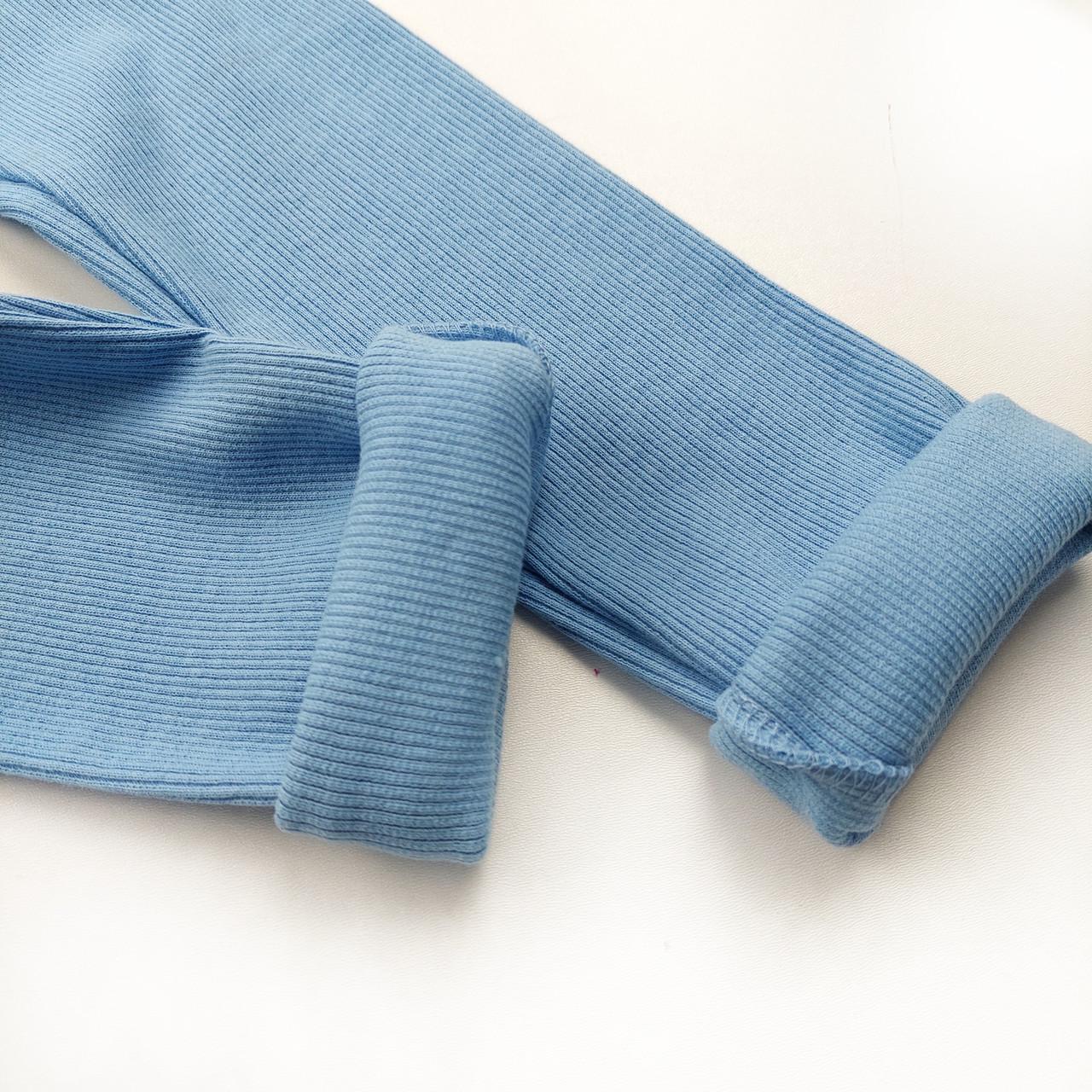 Лосини дитячі в рубчик 146 см Блакитний (2152732472) - фото 2 Лосини дитячі в рубчик 146 см Блакитний (2152732472) - фото 2