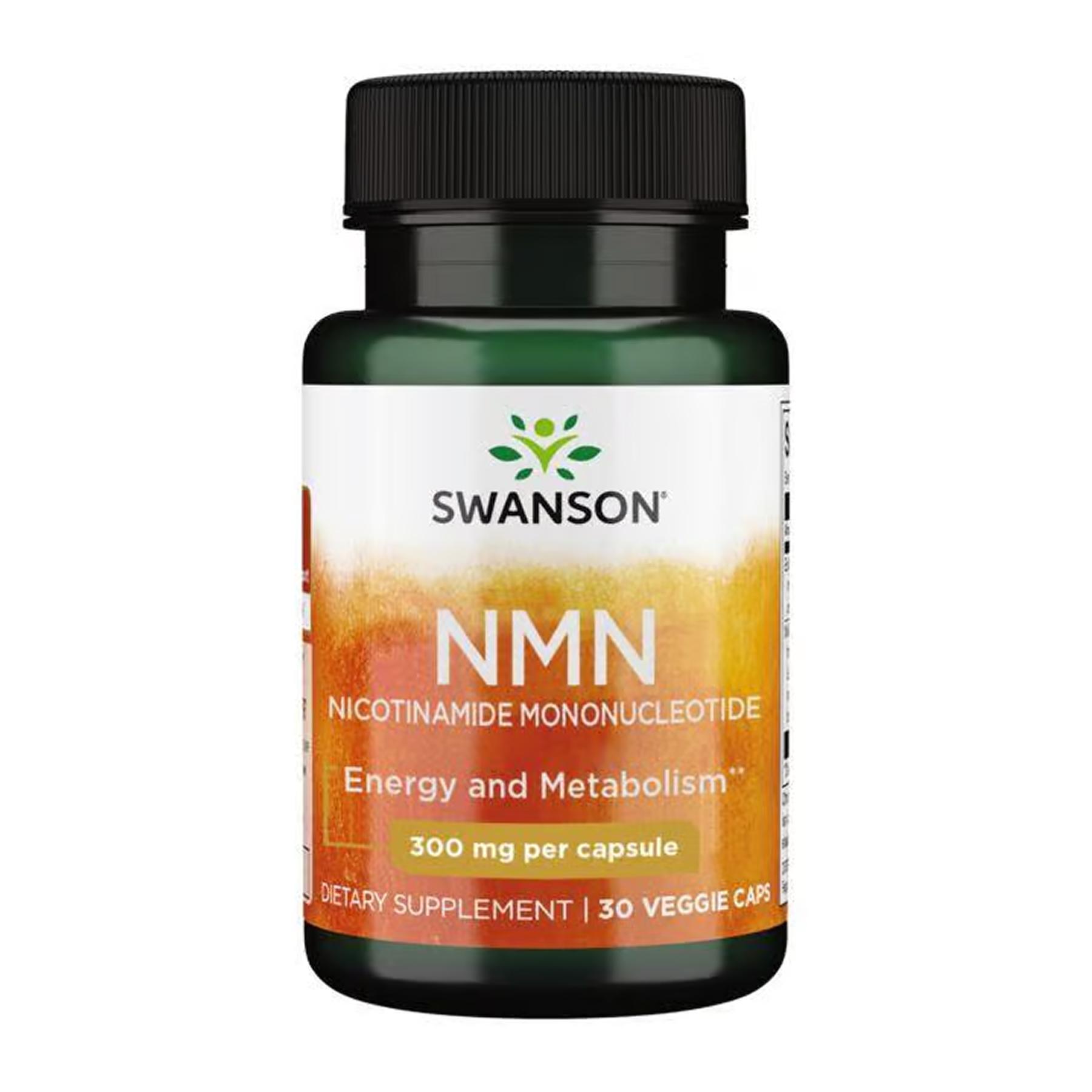 Нікотинамід мононуклеотид Swanson NMN Nicotinamide Mononucleotide 300 мг 30 вег. кап.